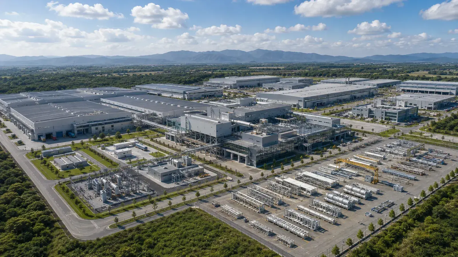 Large-scale industrial manufacturing complex